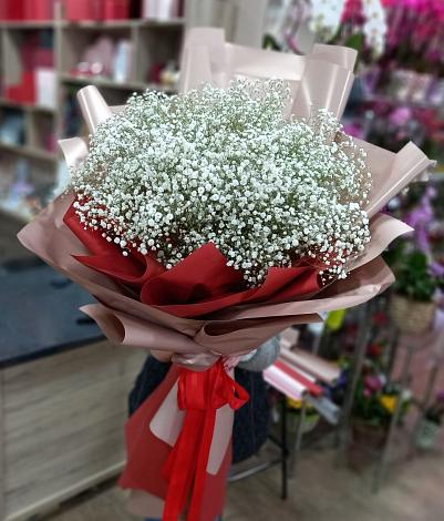 Букет цветов из: Гипсофила в Авсюнино