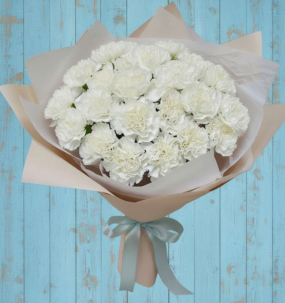 Букет цветов из: Гвоздики в Авсюнино