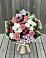 Букет цветов из: Альстромерии, Гвоздики, Розы и Хризантемы в Авсюнино