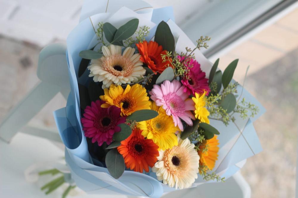 Букет цветов из: Герберы в Авсюнино