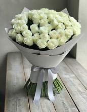 Букет 35 Белых роз в Авсюнино