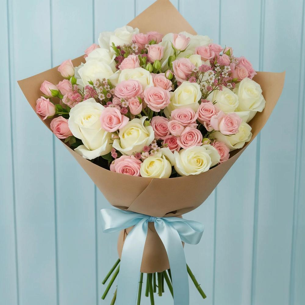 Букет цветов из: Розы в Авсюнино