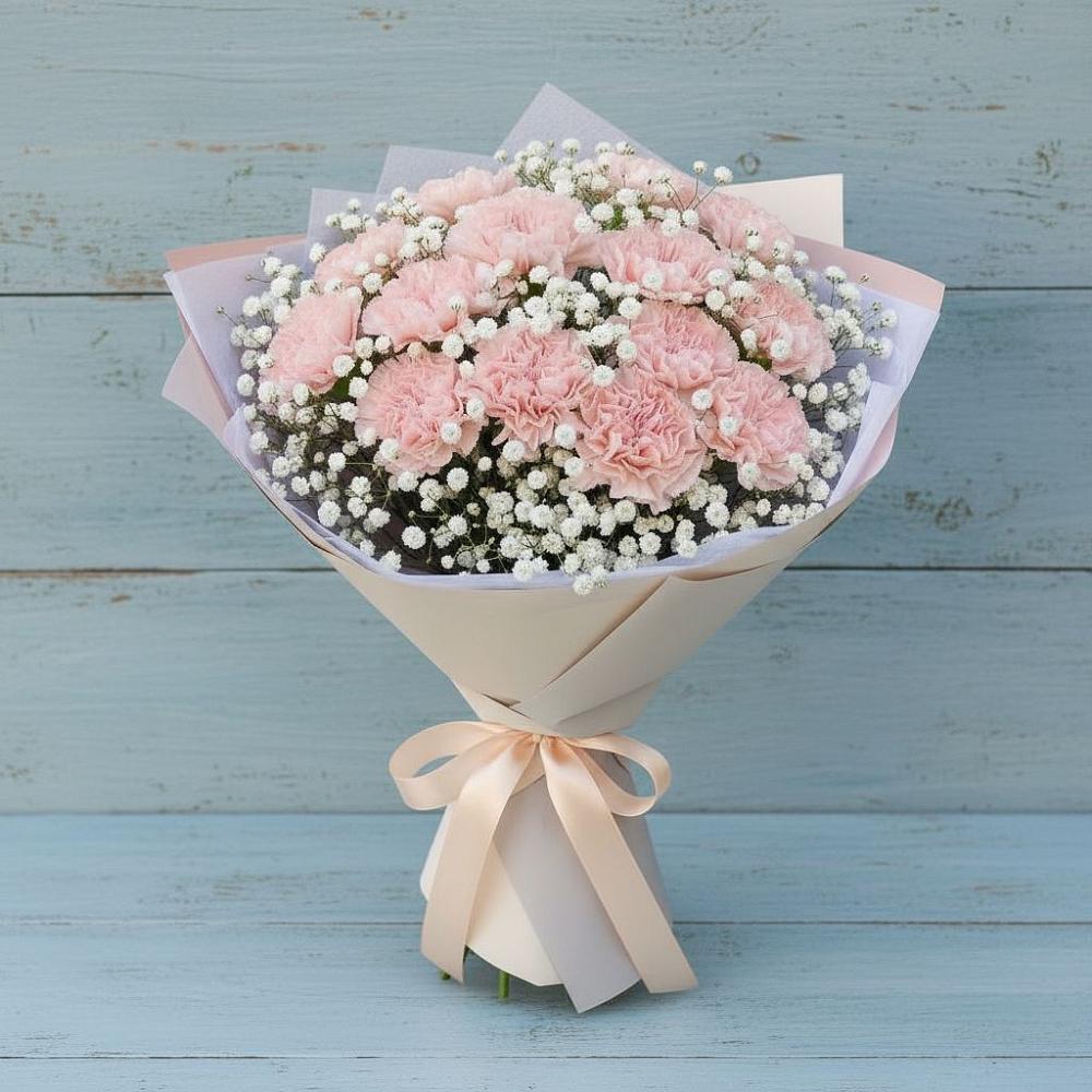 Букет цветов из: Гвоздики в Авсюнино