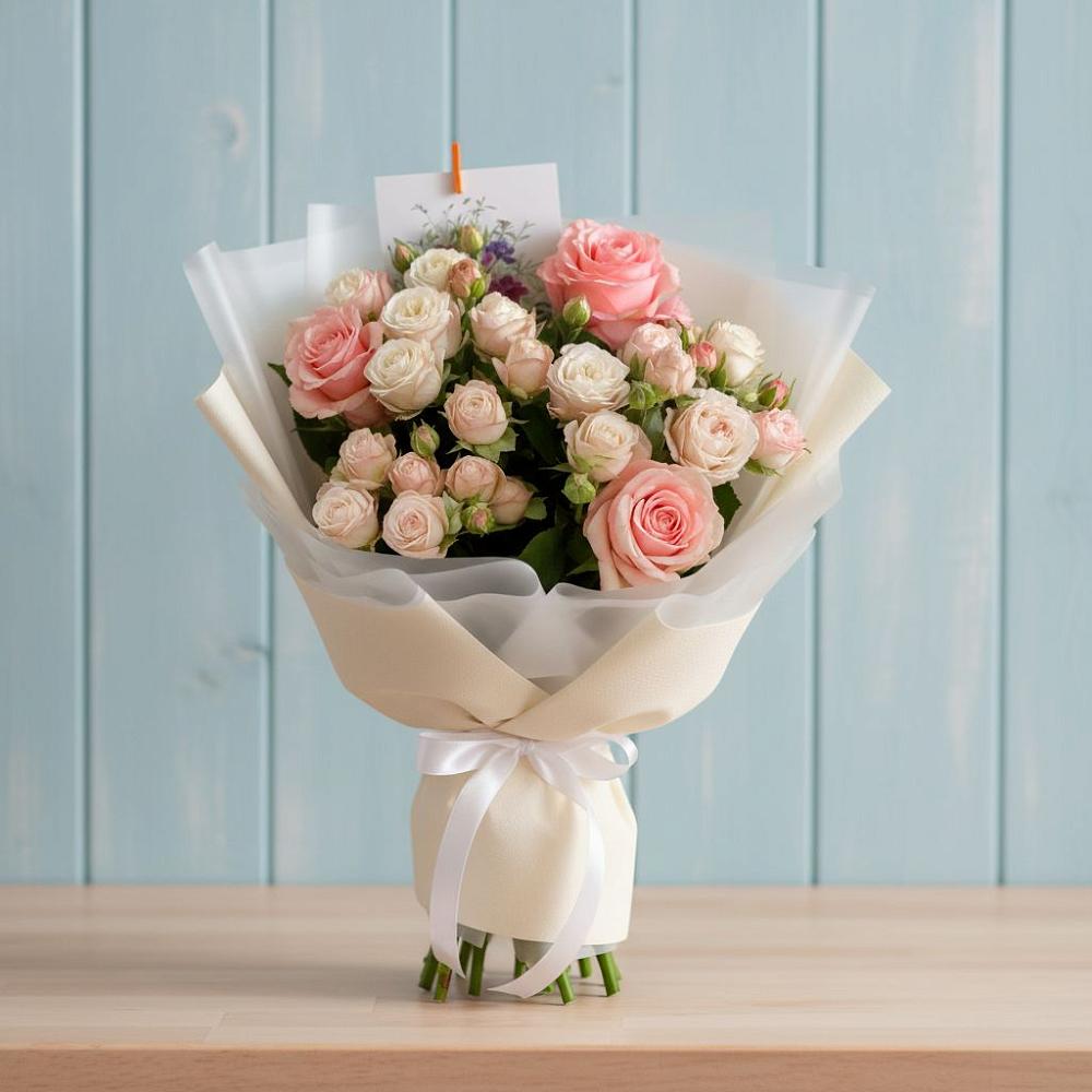 Букет цветов из: Розы в Авсюнино