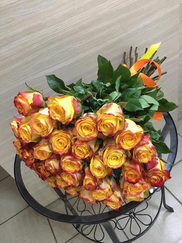 Букет Желтые розы в Авсюнино