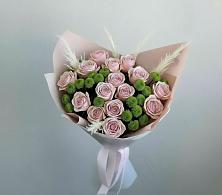 Букет цветов из:  Розы и Хризантемы #REPLACE_PRED# Авсюнино