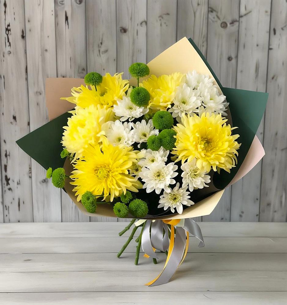 Букет цветов из: Хризантемы в Авсюнино