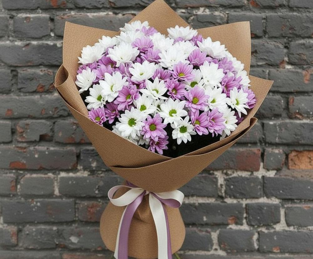 Букет цветов из: Хризантемы в Авсюнино