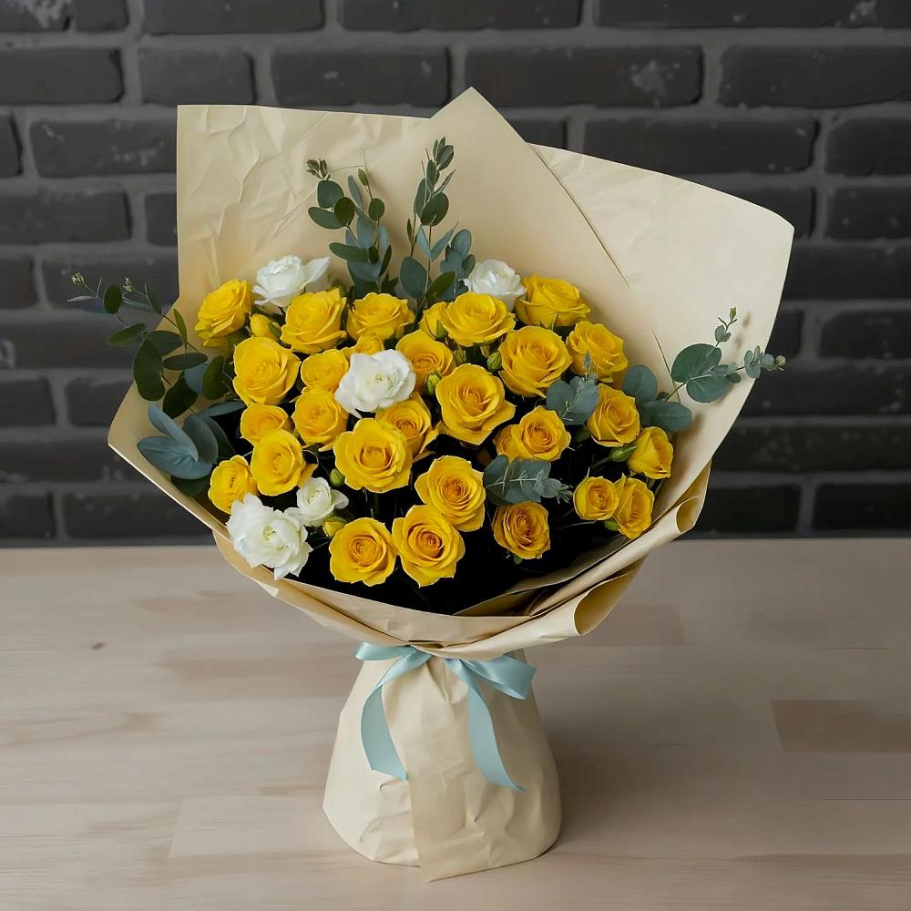 Букет цветов из: Розы в Авсюнино