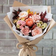 Букет цветов из:  Гвоздики, Хризантемы и Розы #REPLACE_PRED# Авсюнино