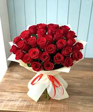 Букет 29 Красных роз в Авсюнино