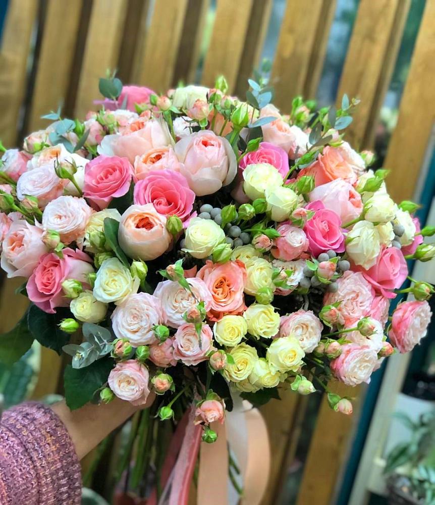 Букет цветов из: Розы в Авсюнино