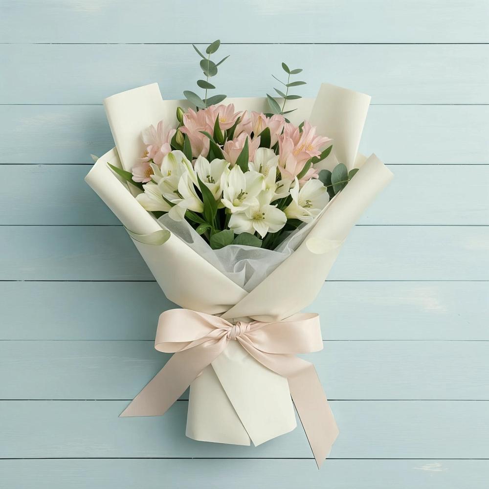 Букет цветов из: Альстромерии в Авсюнино