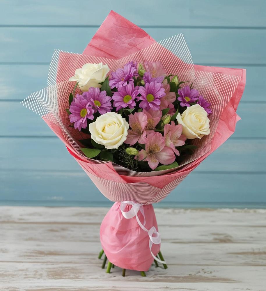 Букет цветов из: Герберы в Авсюнино