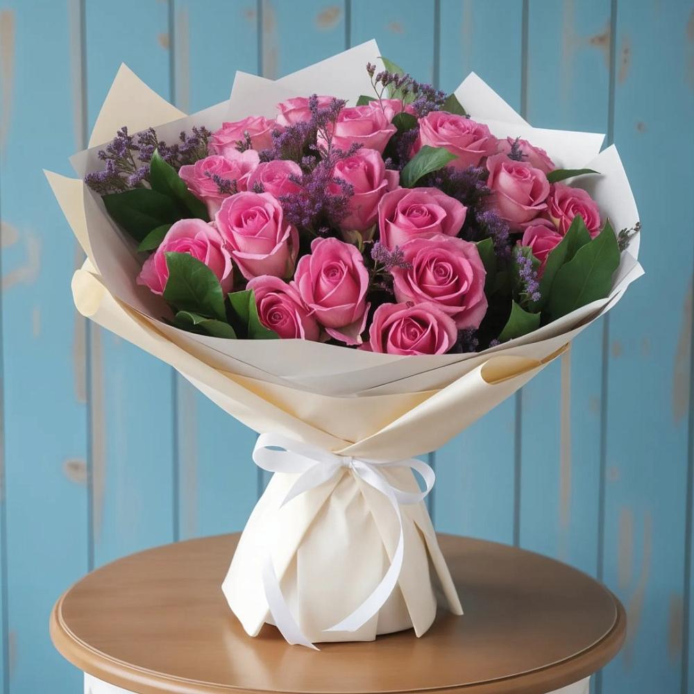 Букет цветов из: Розы в Авсюнино