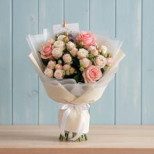 Букет цветов из:  Розы в Авсюнино