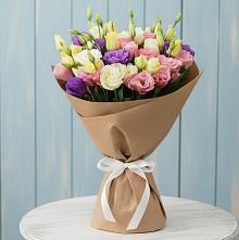 Букет цветов из:  Лизиантусы в Авсюнино